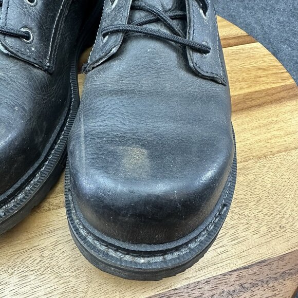 Red Wing Irish Setter Black Steel Toe Work Boots 6" Mens 13 D/M 83664 Kittson - Picture 5 of 10